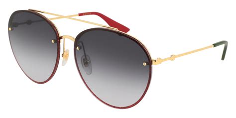 Gucci™ GG0351S 001 62 Gold Sunglasses 